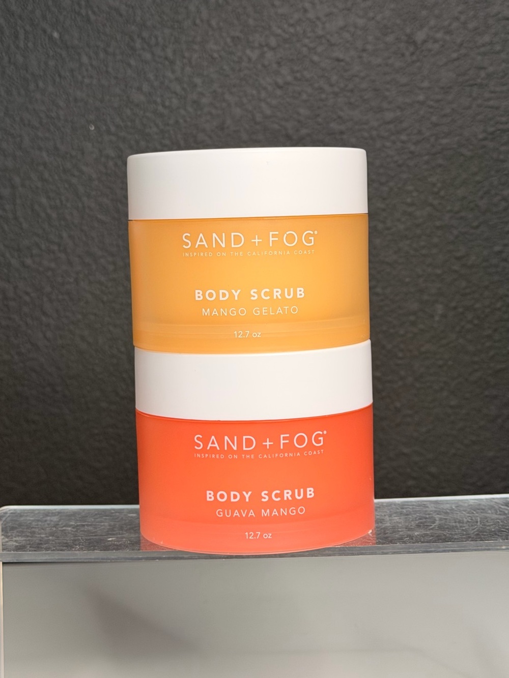 Sand + Fog Mango Gelato & Guava Mango Body Scrub Set | 2 Pack | New
